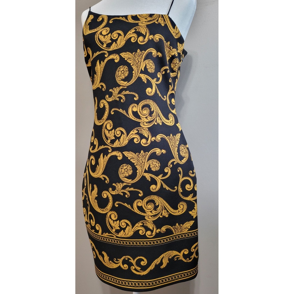 GUESS Bodycon Asymmetrical Shoulder Mini Dress - Picture 6 of 6